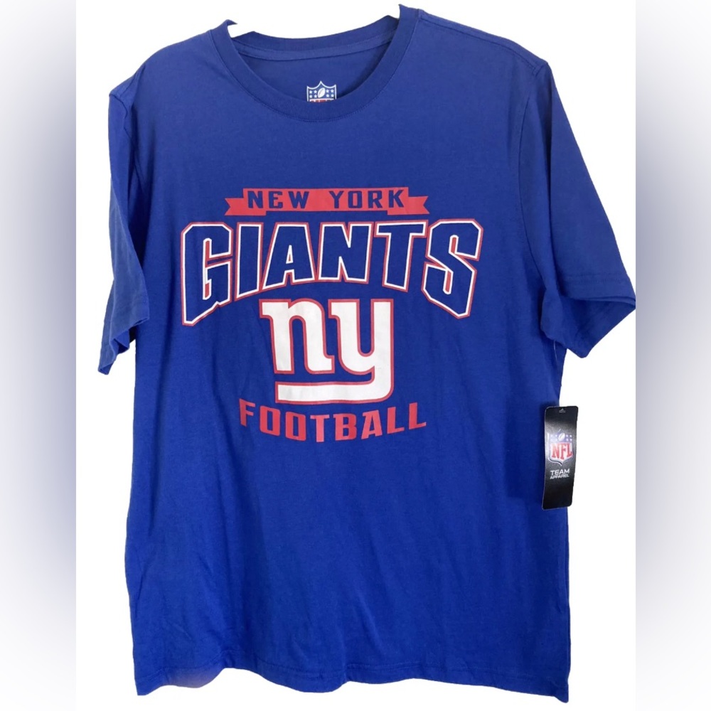 New York Giants Shirt NFL 2022 Game Schedule Blue Men’s Size Large NWT
